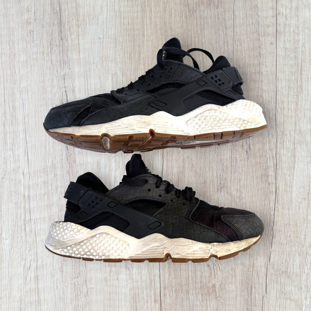 Nike Air Huarache Women's Shoes Size 8 Black